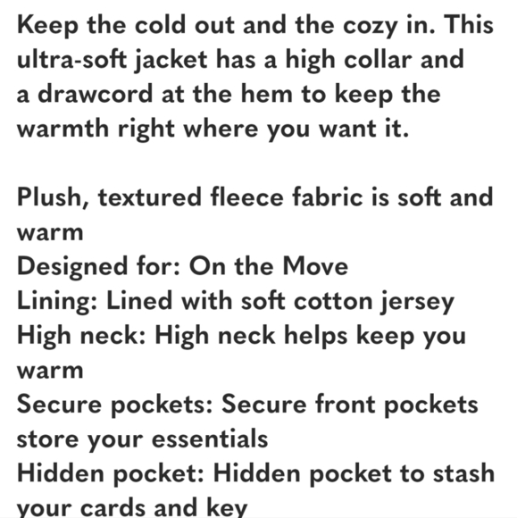 LULULEMON Women's White Cinchable Sherpa Jacket Size 4 - Picture 13 of 13